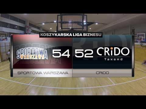 Sportowa Warszawa vs Crido - XI kolejka - Warszawa - Koszykarska Liga Biznesu