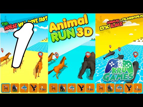 Epic Animal Dash Run 3D: Hop and Smash Gameplay #1 All Levels (Android, IOS)