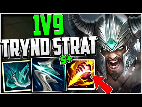 TRYNDAMERE 1v9 JUNGLE STRAT! (CARRY ALL LOSING LANES) | Tryndamere Guide Season 13 League of Legends