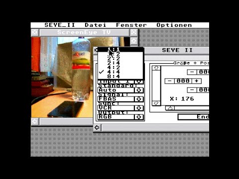 Atari Falcon 030, ScreenEye Videodigitizer, plus videocam (part 1)
