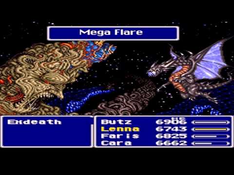 Final Fantasy V Final Boss Battle Exdeath - SNES