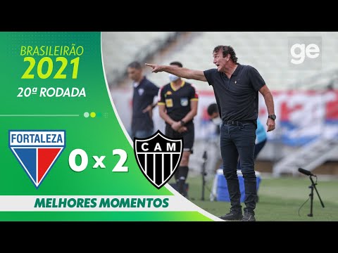 Gols e lances de Fortaleza x Atlético Mineiro