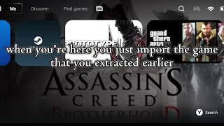 How to import Games on Gamehub (fast tutorial) 