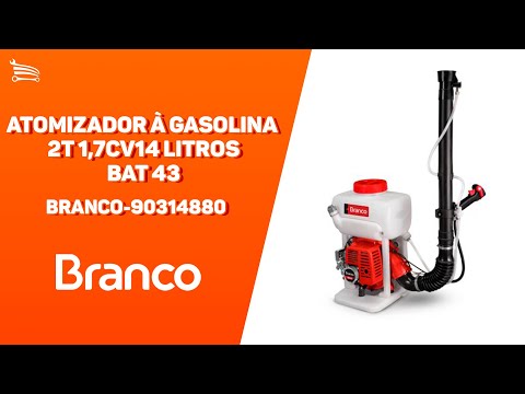 Atomizador à Gasolina BAT 43 2T 1,7CV 14 Litros BRANCO-90314880 - Vídeo