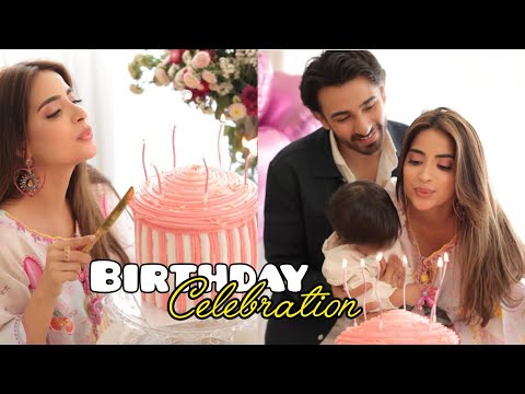 Saboor Ali birthday celebration / Saboor Ali birthday / Saboor Ali daughter / Saboor Ali family pics