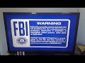 Blue FBI Warning 2000 2006 Walt Disney Gold Classic Collection 2000