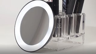 Product video: Zadro LED Lighted Spot Travel Mirror - LED10x, LED15x