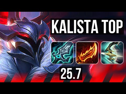 KALISTA vs AATROX (TOP) | 6 solo kills | KR Diamond | 25.7