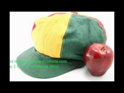 RASTA CAP DREADLOCKS STYLE GREEN YELLOW RED REGGAE COLORS