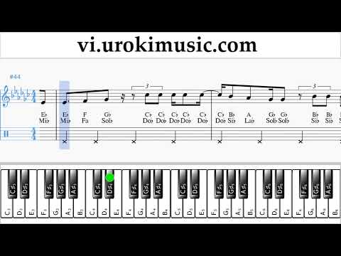 Học Piano (tay phải) Vaina Loca - Ozuna x Manuel Turizo Nốt Nhạc Bài Hát um-ih687