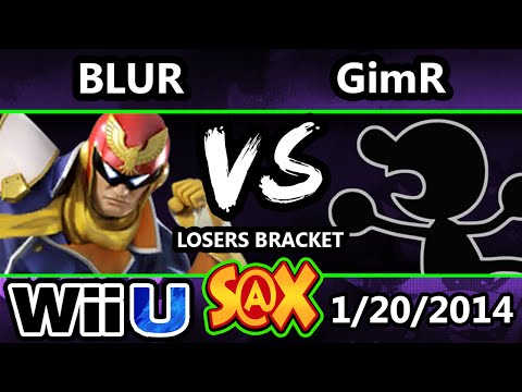 S@X - Blur (captain Falcon) Vs. VGBC | GimR (G&W) SSB4 Losers Bracket - Smash 4