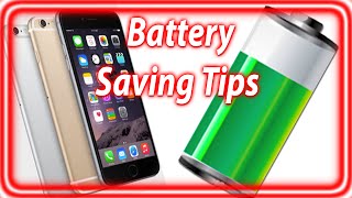 How To Save Battery iPhone 6 and iPhone 6 Plus - iOS 8 Battery Saving Tips