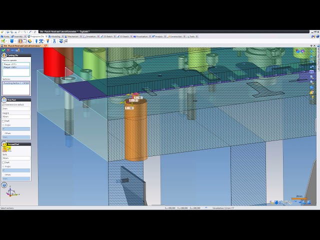 TopSolid'Progress 7: Circular Cut Die