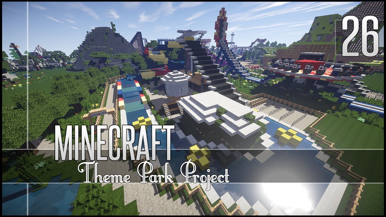 Minecraft: Lets Build - Theme Park - Part 26