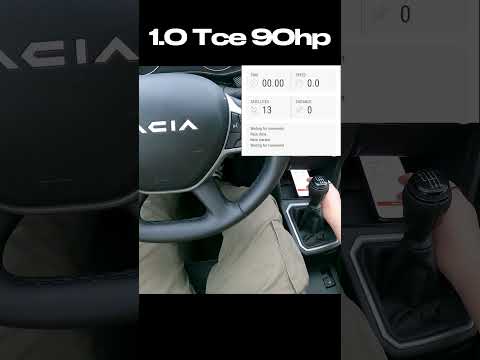 Thumbnail for 0-100 test in Dacia Sandero Stepway (1.0TCe 90hp) from 2023 #shorts #power  #testdrive by Dacia Sandero