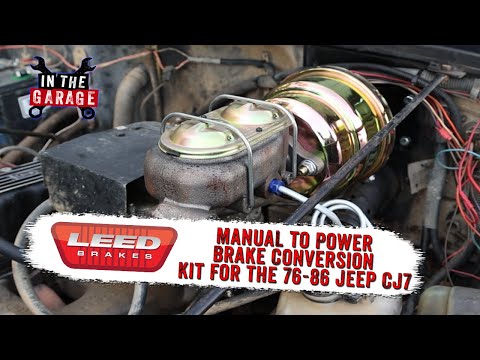 LEED Brakes Manual to Power Brake conversion Kit - Features and Benefits