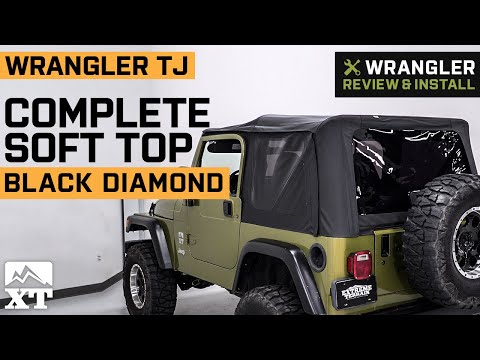 Jeep Wrangler TJ Complete Soft Top; Black Diamond Review & Install