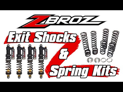 ZBroz Racing Exit Shocks & Spring Kits for UTVs