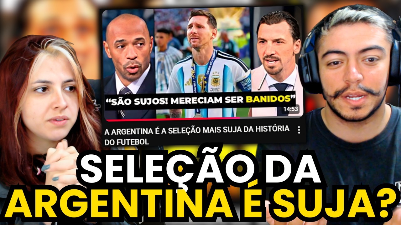 A ARGENTINA É A SELEÇÃO MAIS SUJA DA HISTÓRIA DO FUTEBOL | REACT