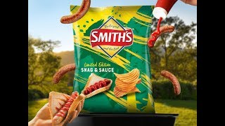 Checkout Basket Smiths Chips Snag and Sauce