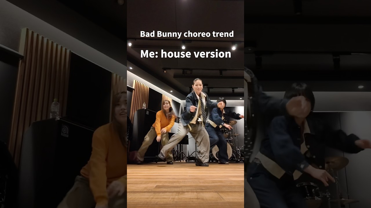 【Bad Bunny】 トレンドの曲と振り付けをアレンジしてみた結果…😮🔥🔥