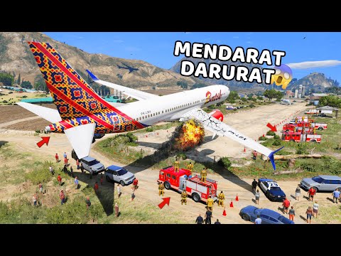 MISI MENJADI PILOT PESAWAT BATIK AIR - GTA 5 MOD