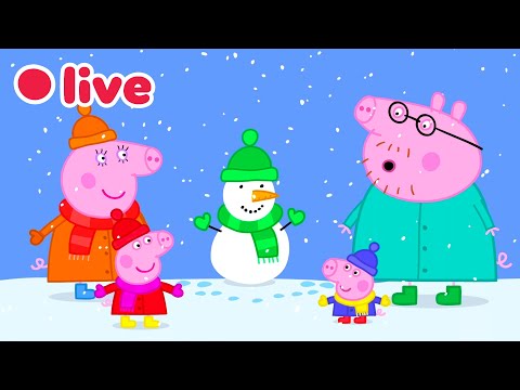 🔴 IN DIRETTA Peppa Pig 🎄 Episodi di Natale! ❄️ Divertimento d’Inverno | Peppa Pig Italiano