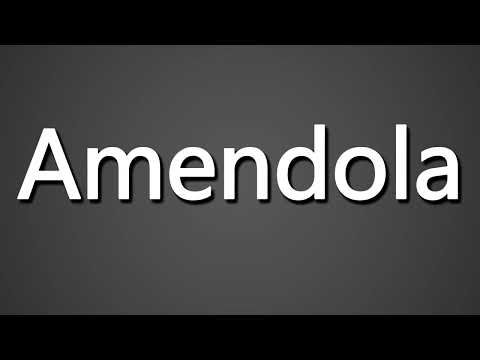 How to Pronounce Amendola