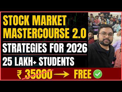 Stock Market Mastercourse 2.0 (2026) | Complete Fundamental and Technical Analysis | Beginner to Pro