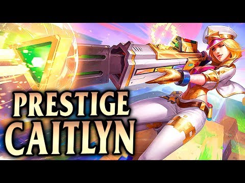 PRESTIGE ARCADE CAITLYN MID! NEW SNIPER BUILD! - League of Legends S9