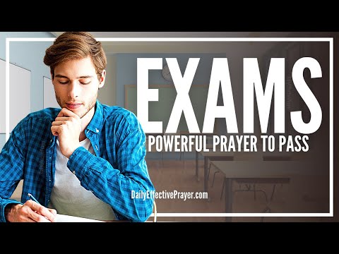 Prayer For Exams | Prayers To Pass Exams and Tests Video
