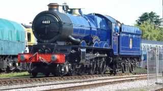 preview picture of video '6023 King Edward II loco at the MNR 2/7/11'