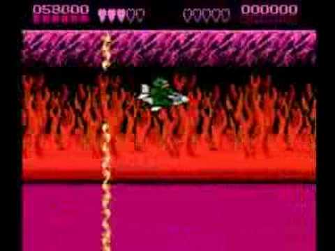 Battletoads Level 7: Volkmire's Inferno (NES)