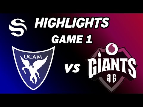 UCAM Esports vs Vodafone Giants game 1 highlights | UCAM vs Giants | Superliga Semis Mapa 1