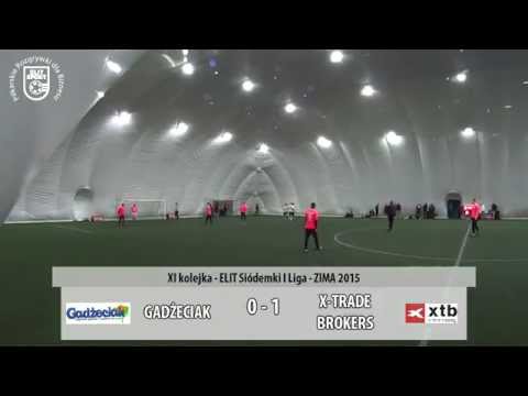 [Mecz o I miejsce] GADŻECIAK 0:2 X-TRADE BROKERS - ELIT Siódemki I Liga ZIMA 2015
