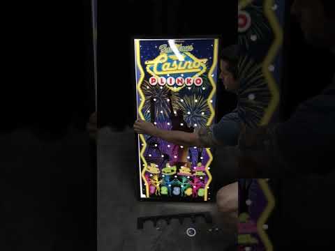 LED PLINKO w/ Removable Graphic Panels