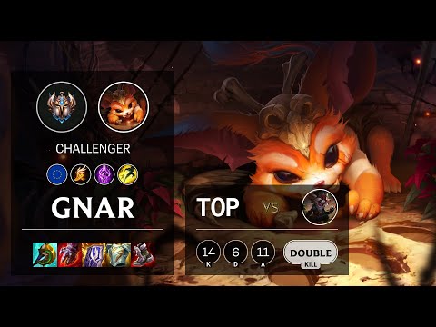 Gnar Top vs Kled - EUW Challenger Patch 11.23