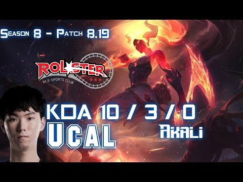 KT Ucal AKALI vs EKKO Mid - Patch 8.19 KR Ranked