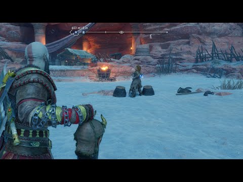 Kratos Discovers Thrud and Thor’s Hammer in Secret Ending | God of War Ragnarök