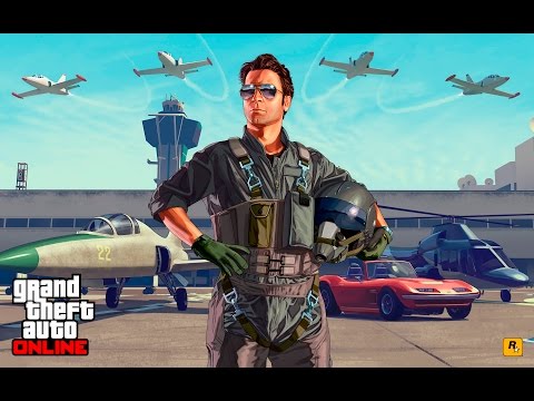 GTA V - gold medal on Flight School, Flying skills