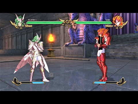 Andromeda Shun God Cloth vs Benetnasch Mime (Hardest AI) - Saint Seiya: Soldiers' Soul