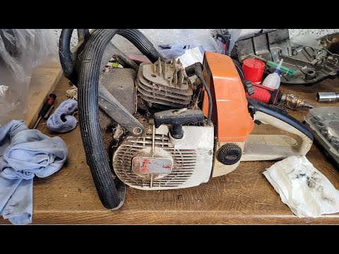 Stihl 034 Super Barnfind | Neuaufbau (1/2) | Teardown | Demontage (Motorsäge reinigen)