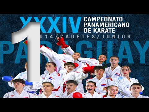 TATAMI 1 | DAY 2 | XXXIV CAMPEONATO PANAMERICAO DE KARATE PARAGUAY