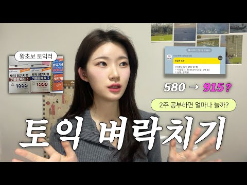 새해맞이 토익 왕초보 2주 독학썰📚 첫 토익 900 넘기기 도전🤔 LC/RC 영역별 꿀팁, 공부루틴, 시간단축 행동영역, 준비물 |