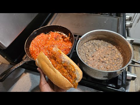 How To Make {Nyebeh Ak Sauce} Gambian Beans and sauce! Cook With Me