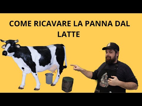 Come ricavare la panna dal latte