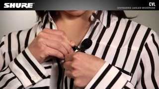 Video thumbnail for Shure CVL Centraverse Lavalier Microphone Product Video by idjnow