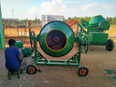 Bed Type Concrete Mixer Machine