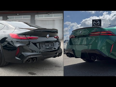 Thumbnail for NEW BMW M5 2026 vs BMW M8 Competition 2023 - Revs & Exhaust Sound Comparison by BMW, BMW M5