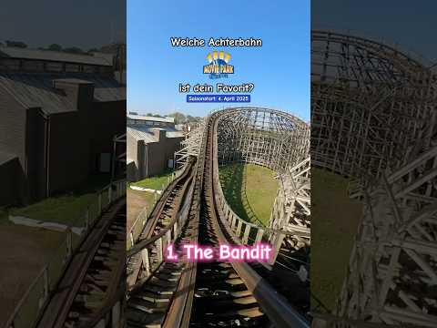ALLE Achterbahnen aus dem Movie Park Germany. Welche ist dein Favorit? #moviepark